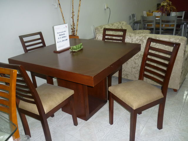 COMEDOR MOBOLO 4 SILLAS